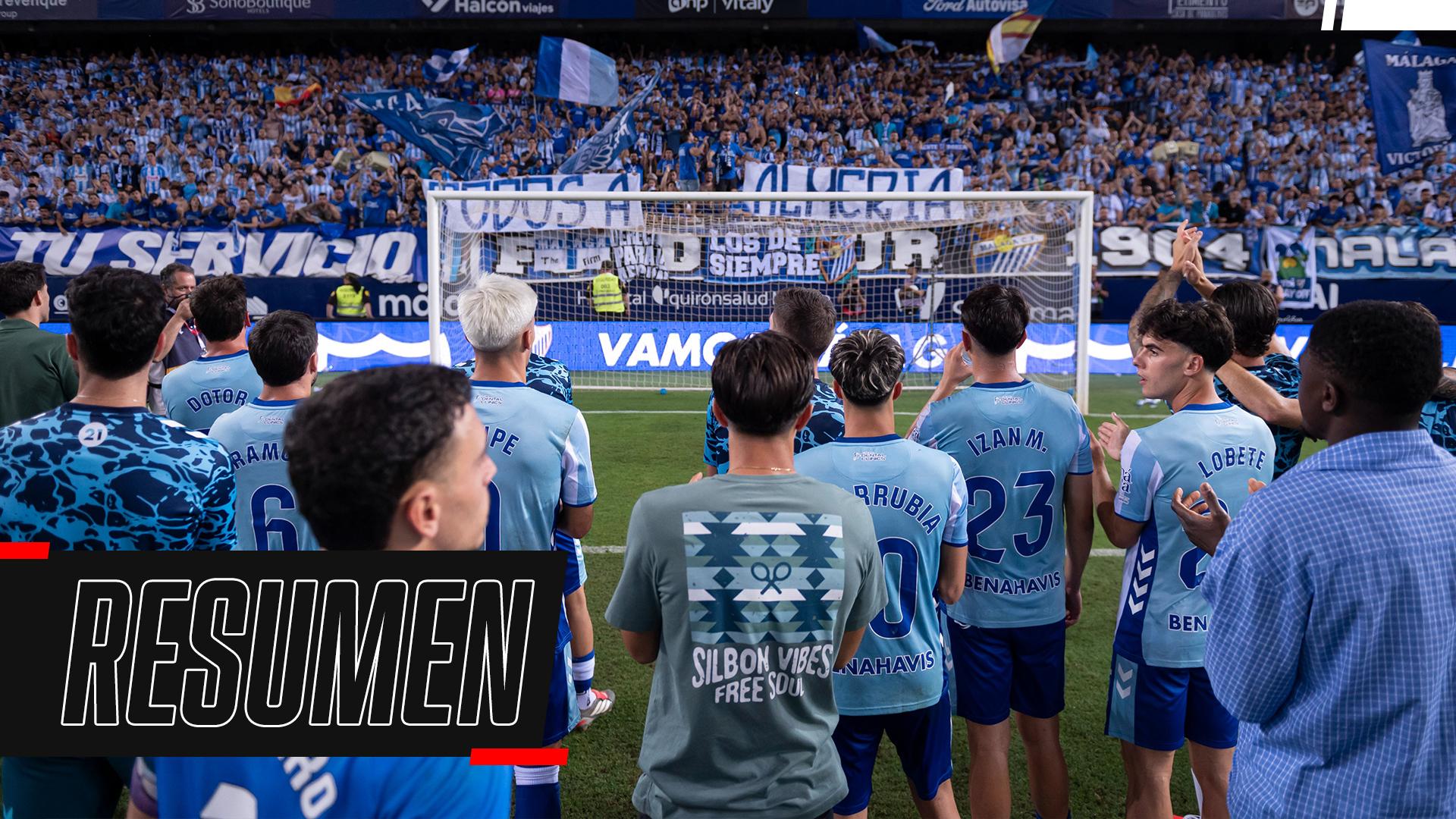 ¡Volvió a La Liga! Málaga venció al Almeria en la final