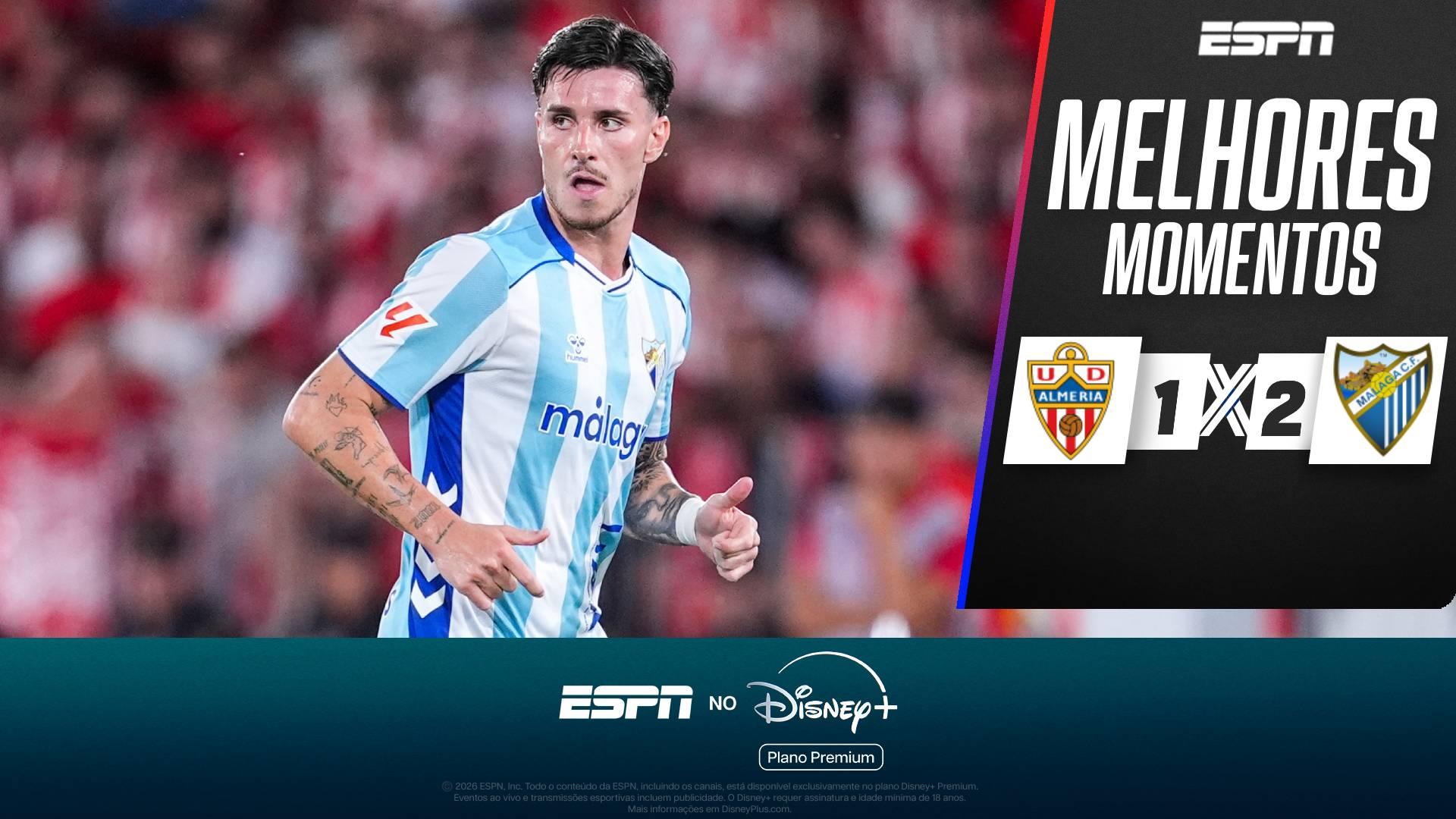 Málaga vence o Almería e retorna à LALIGA após oito anos; VEJA os melhores momentos