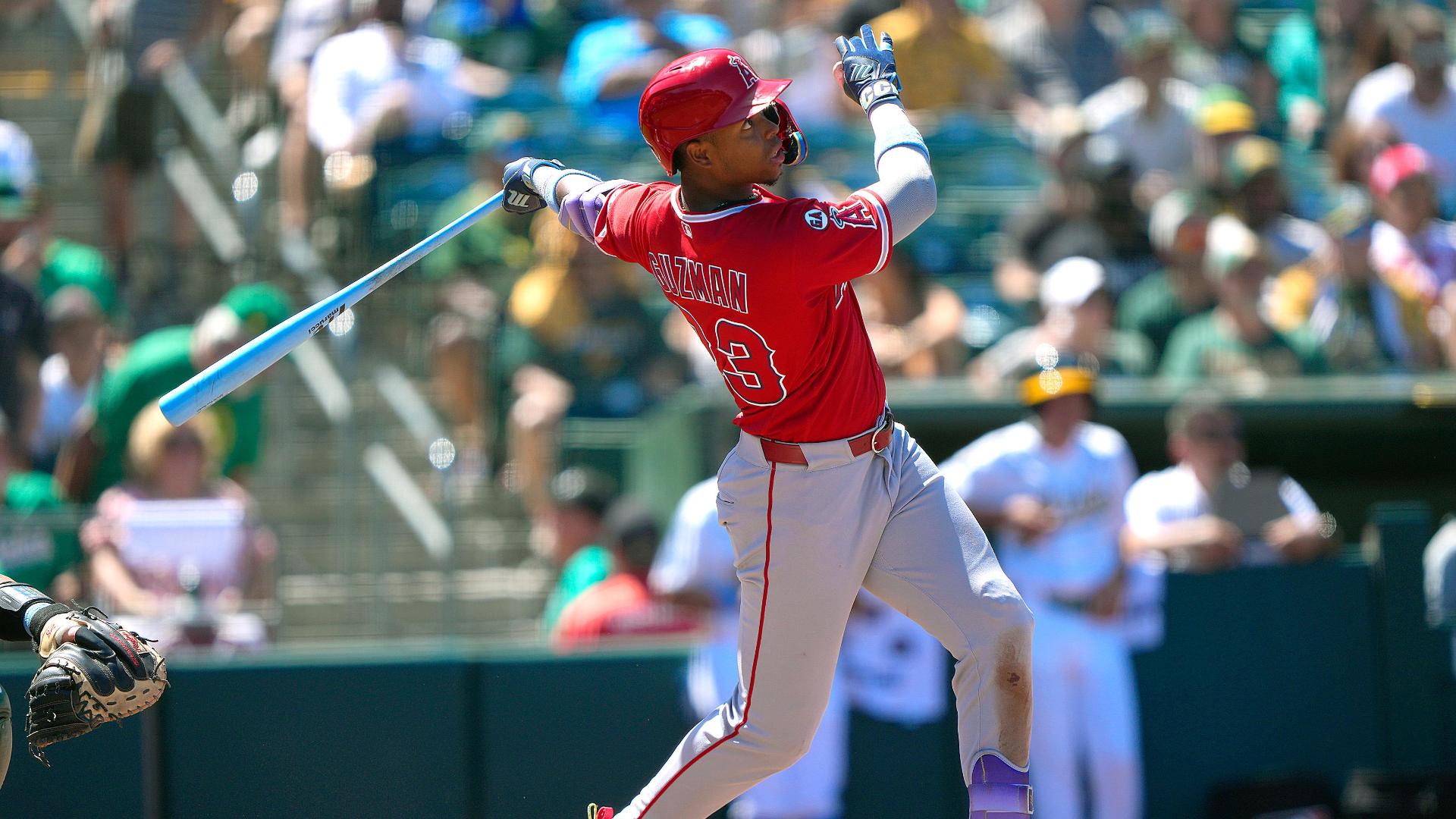 Denzer Guzman crushes a home run