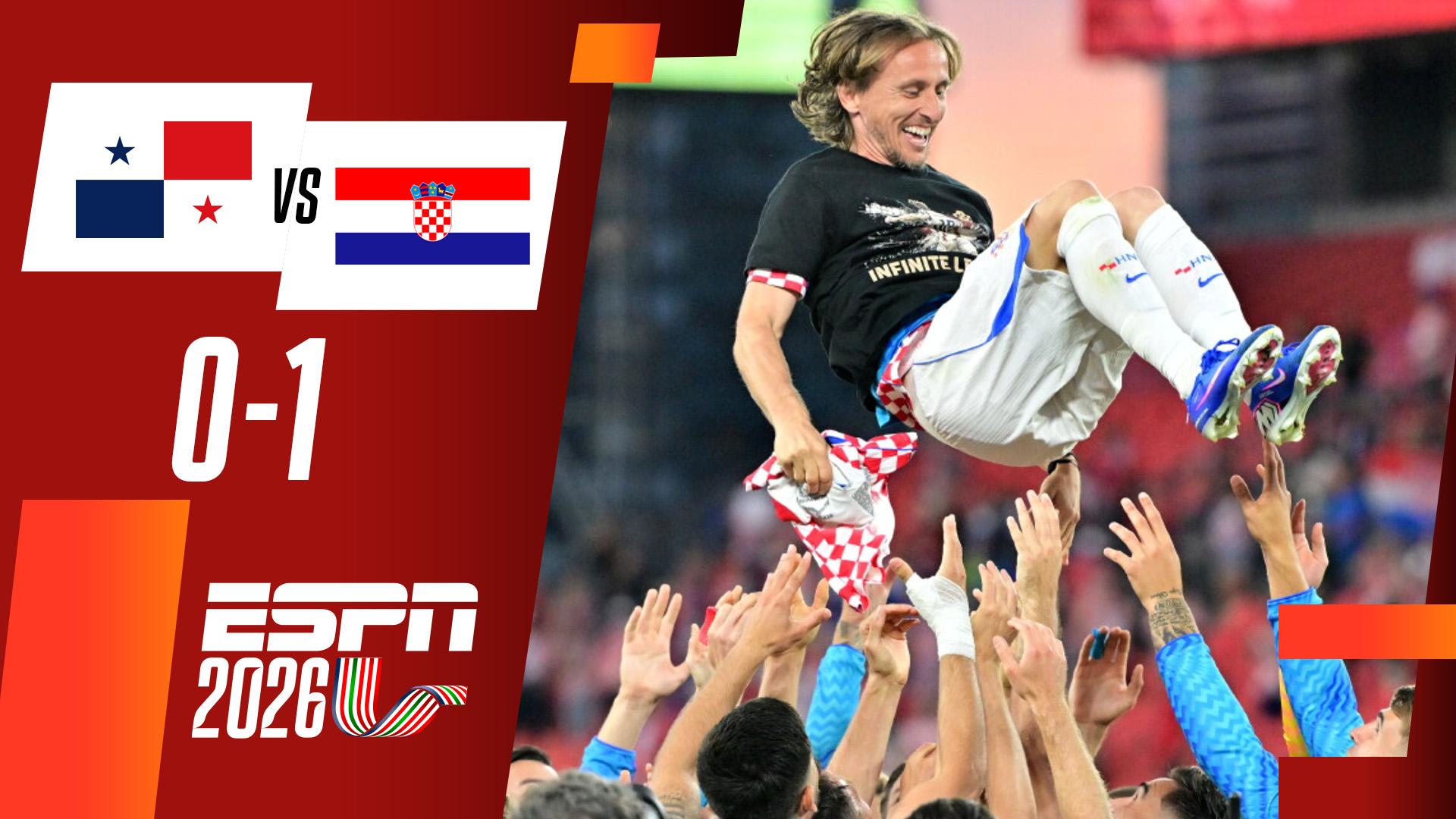 Croacia gana y Luka Modrić hace historia; Panamá queda eliminada del Mundial 2026