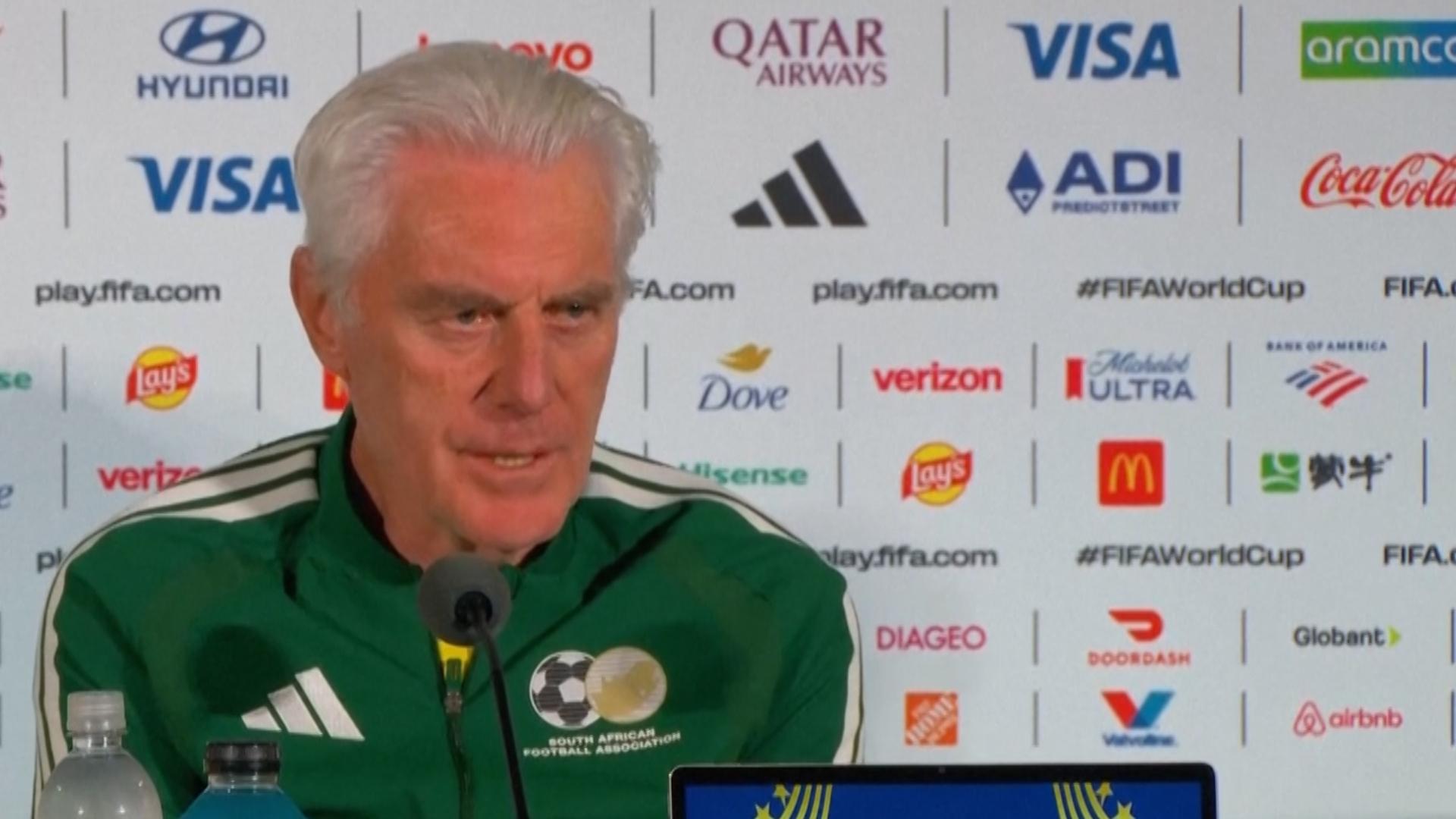 Broos: South Africa reaching the Round of 16 would be a miracle