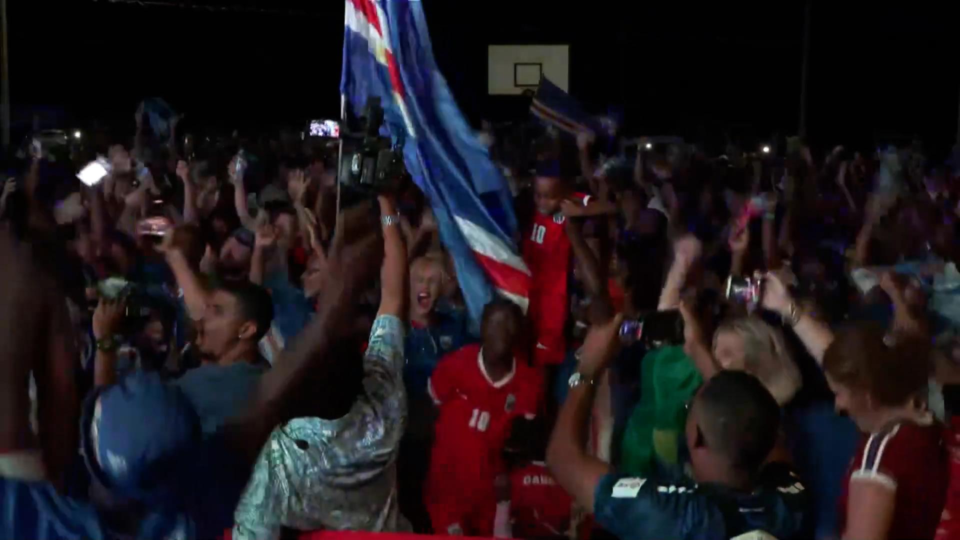Chaos in Cape Verde as stunning goal shocks Argentina