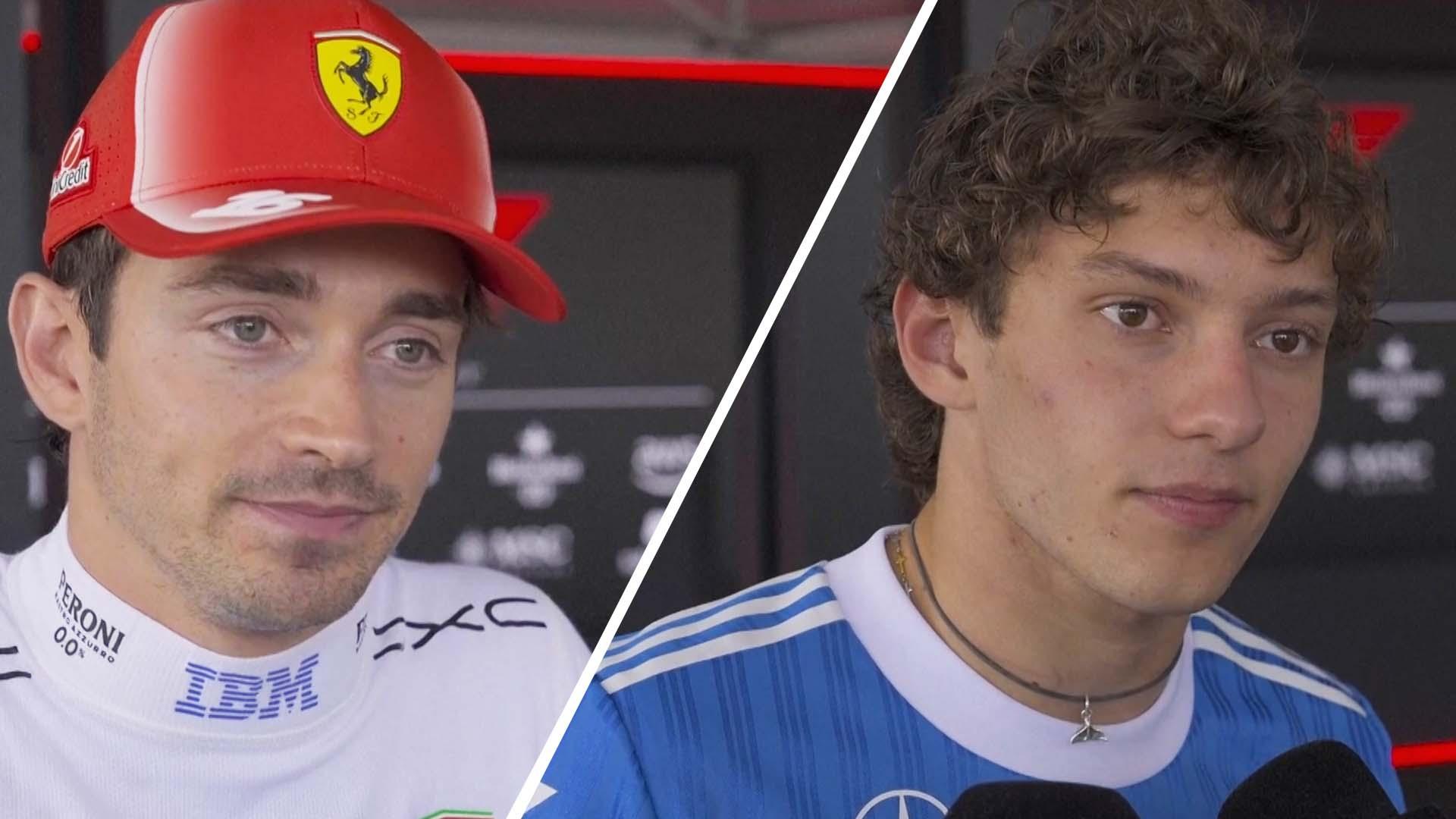 F1 drivers react to Leclerc winning the British GP