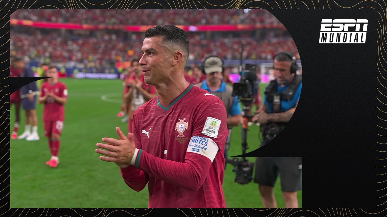 Emoción y dolor: el llanto de Cristiano Ronaldo tras la eliminación de Portugal
