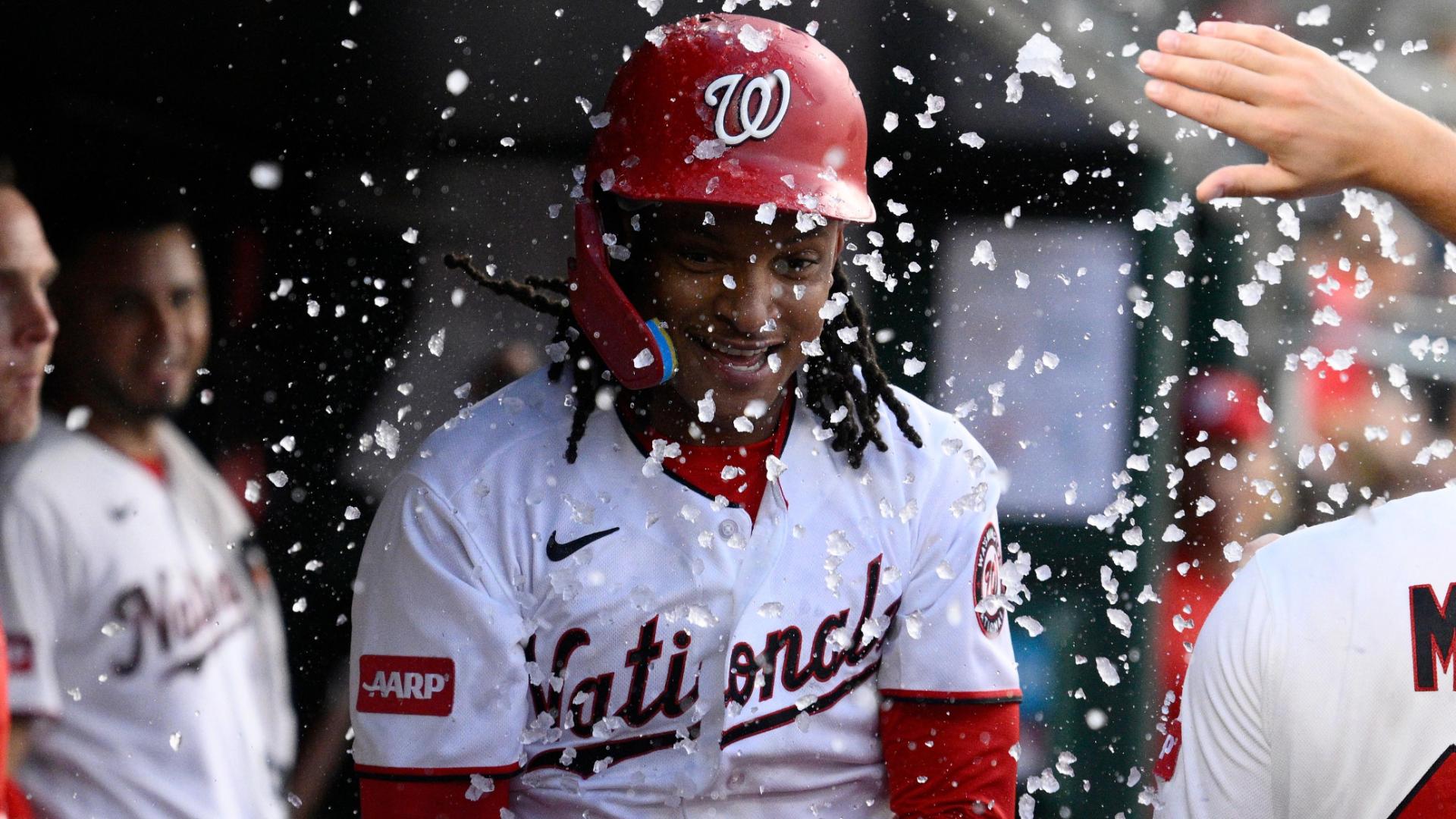 CJ Abrams crushes a home run