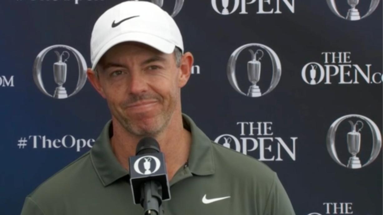 Rory 'stuck in neutral' for most of his rounds at The Open
