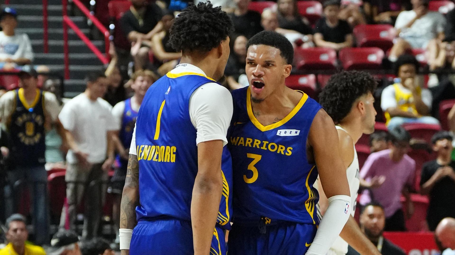 Yaxel Lendeborg's clutch jumper leads Warriors to summer league title