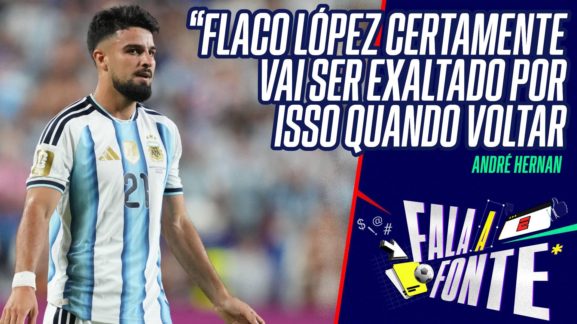 'Palmeiras viu atitude do Flaco López como...': a reação do Alviverde a gesto de atacante pela Argentina na Copa do Mundo