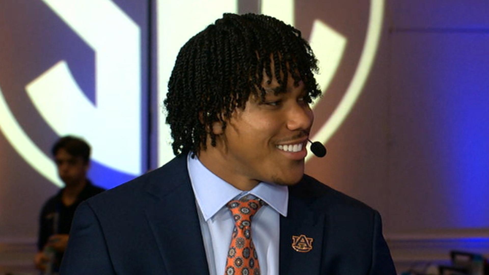 Auburn's Byrum Brown on finding confidence in working hard every day
