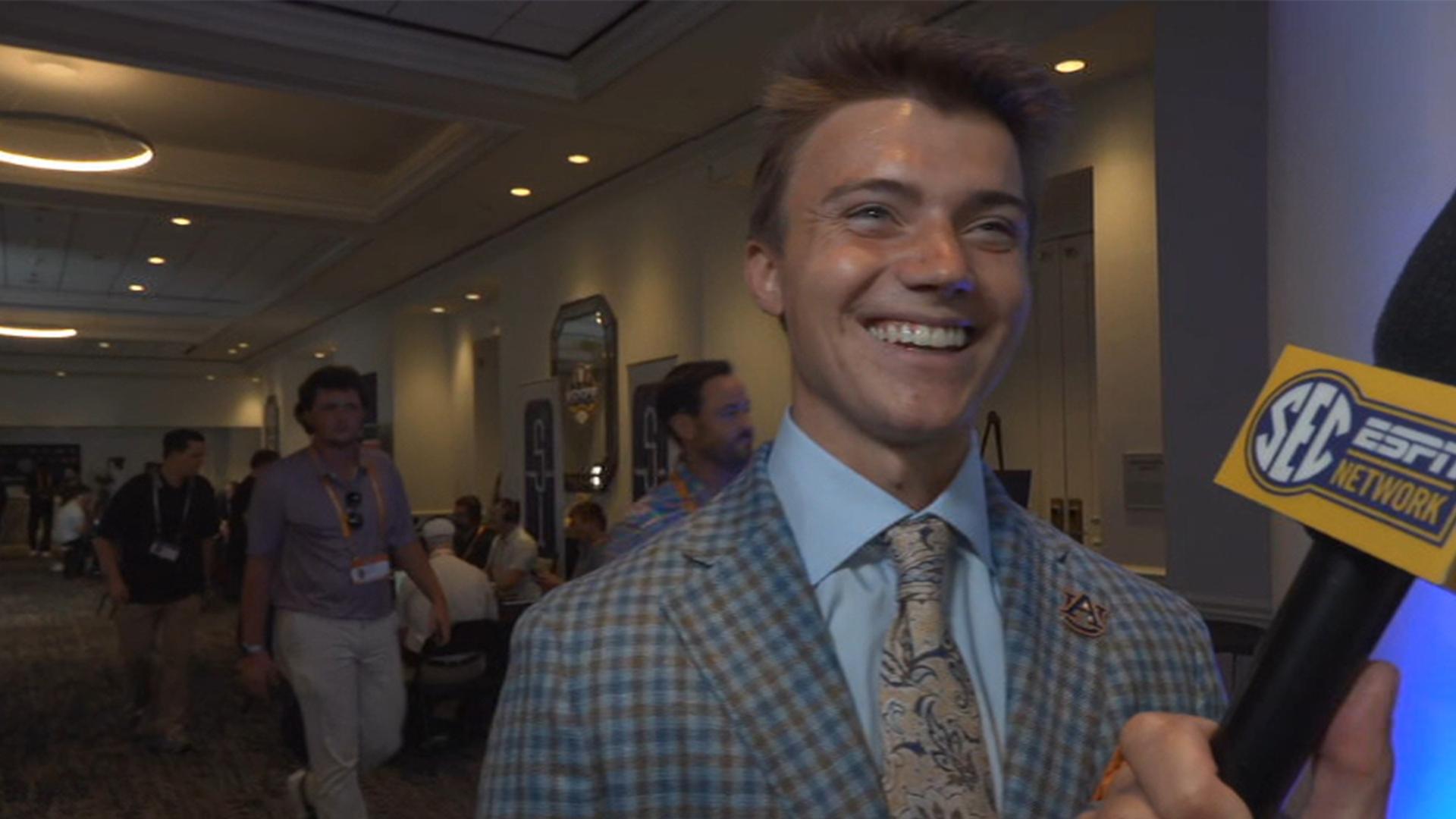 Auburn's Alex McPherson on how he's kicking off his SEC Media Days debut