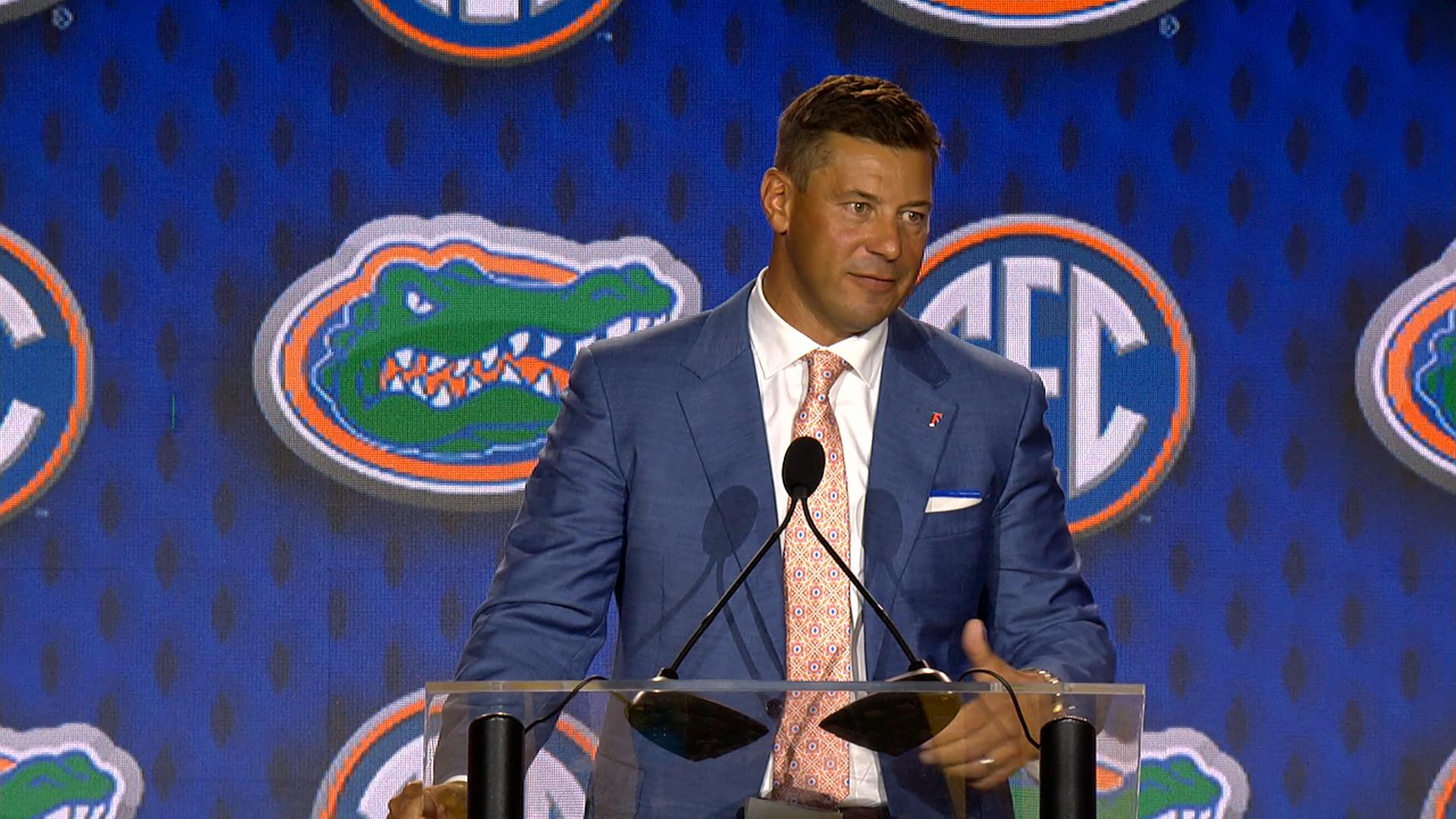 Jon Sumrall explains Gainesville hospitality, Florida's vision