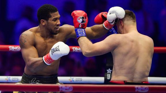 Highlights as Joshua Defeats Prenga by KO in Saudi Arabia