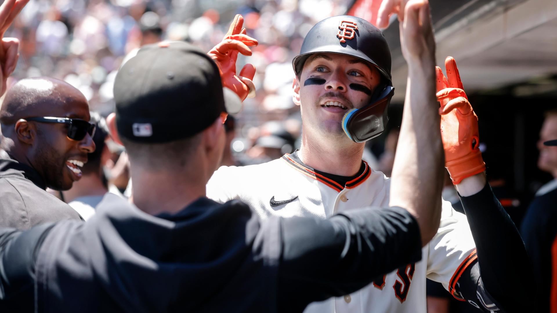 Daniel Susac crushes a home run — Article image accompanying Arraez and Susac help the Giants rout the Brewers 16-3 on WagerUp Sports News. Daniel Susac crushes a home run — Article image accompanying Arraez and Susac help the Giants rout the Brewers 16-3 on WagerUp Sports News.