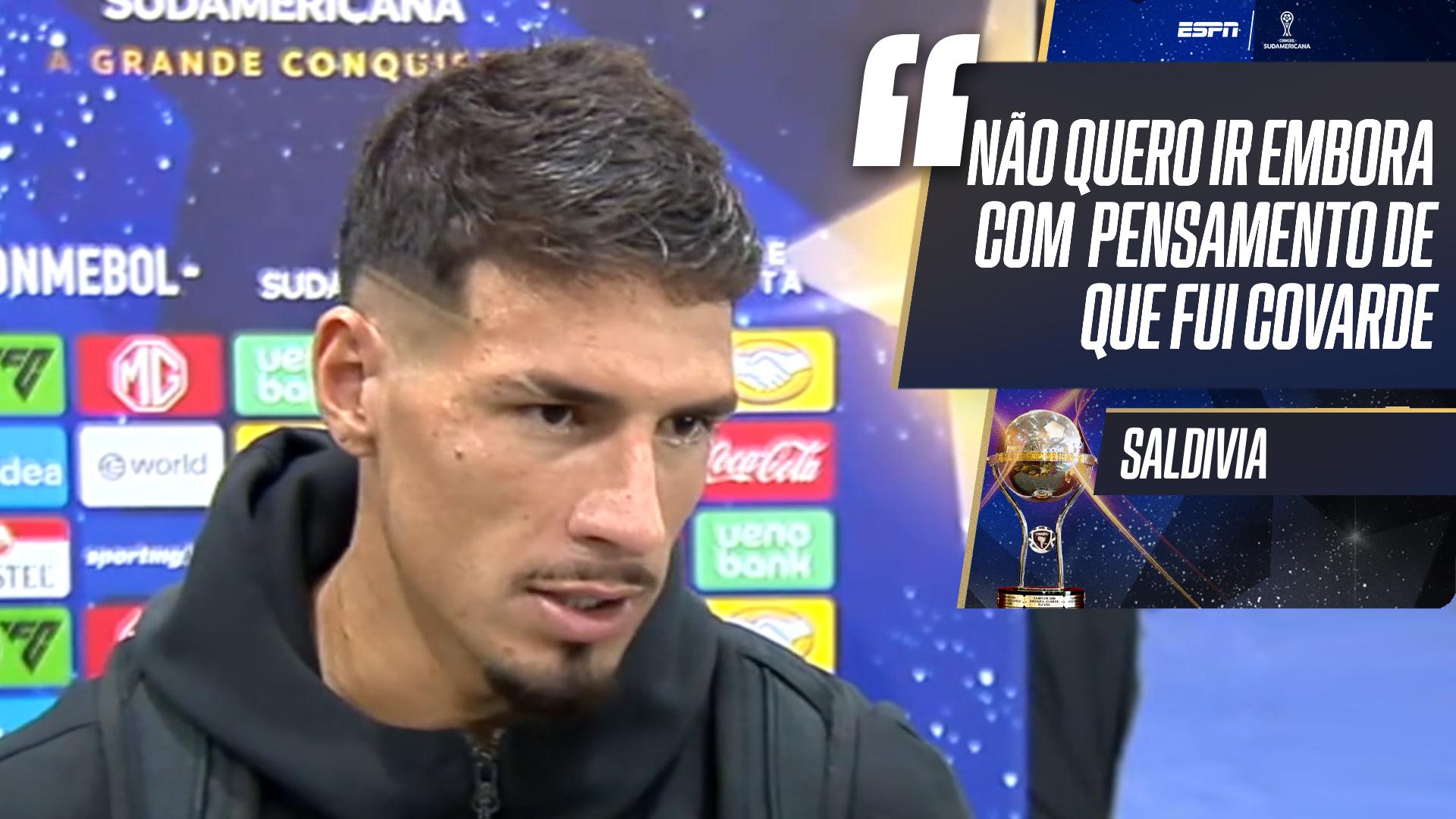 Não posso ir embora assim': Saldivia crava permanência no Vasco após vitória na CONMEBOL Sul-Americana