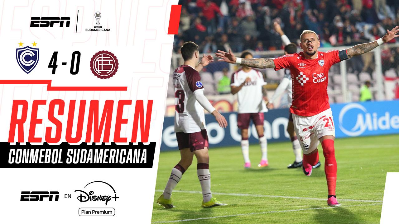 Remontada heroica de Cienciano para dejar afuera a Lanús y seguir en la Sudamericana