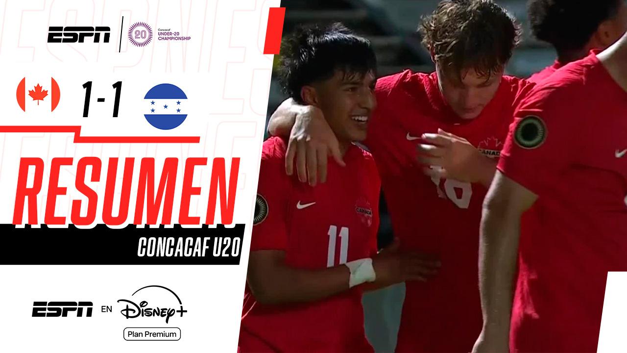Canadá y Honduras igualaron 1-1 en el Sub 20 de CONCACAF