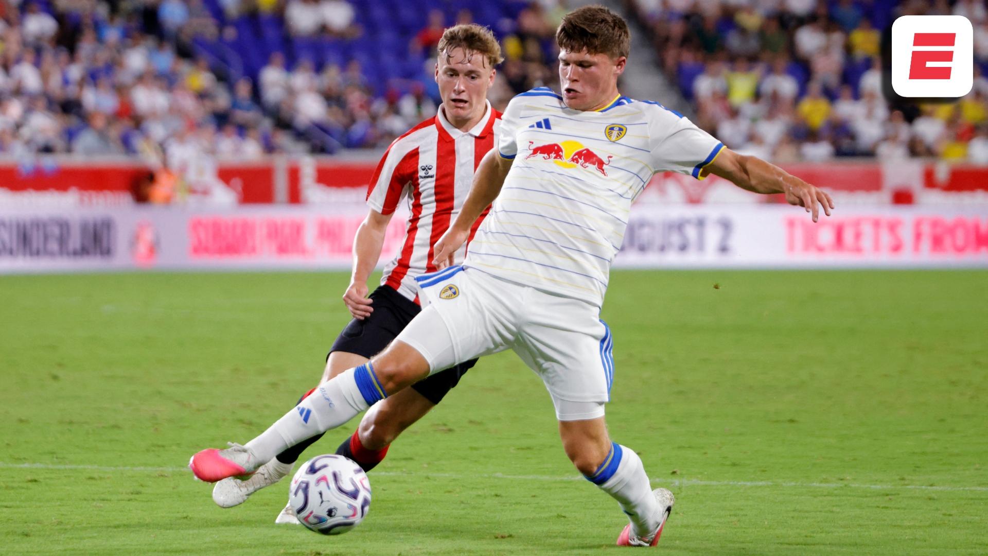 Leeds vence a Sunderland 1-0 en el primer partido de pretemporada