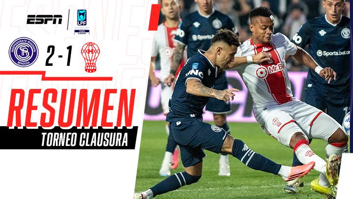 Con dos golazos, Independiente Rivadavia venció en su casa a Huracán