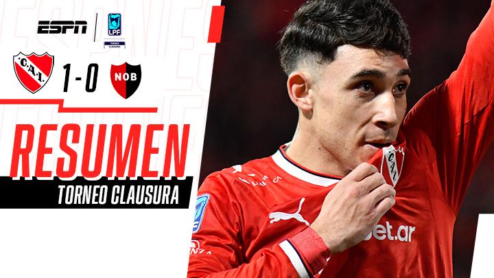 Otro triunfo del Rojo: Independiente se impuso por la mínima ante Newell's