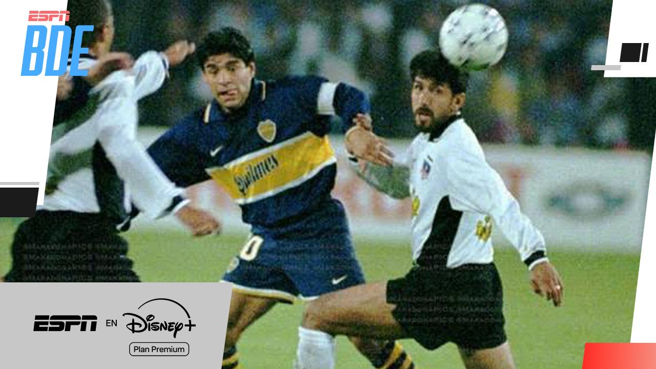 El partido de Boca con Maradona en Chile