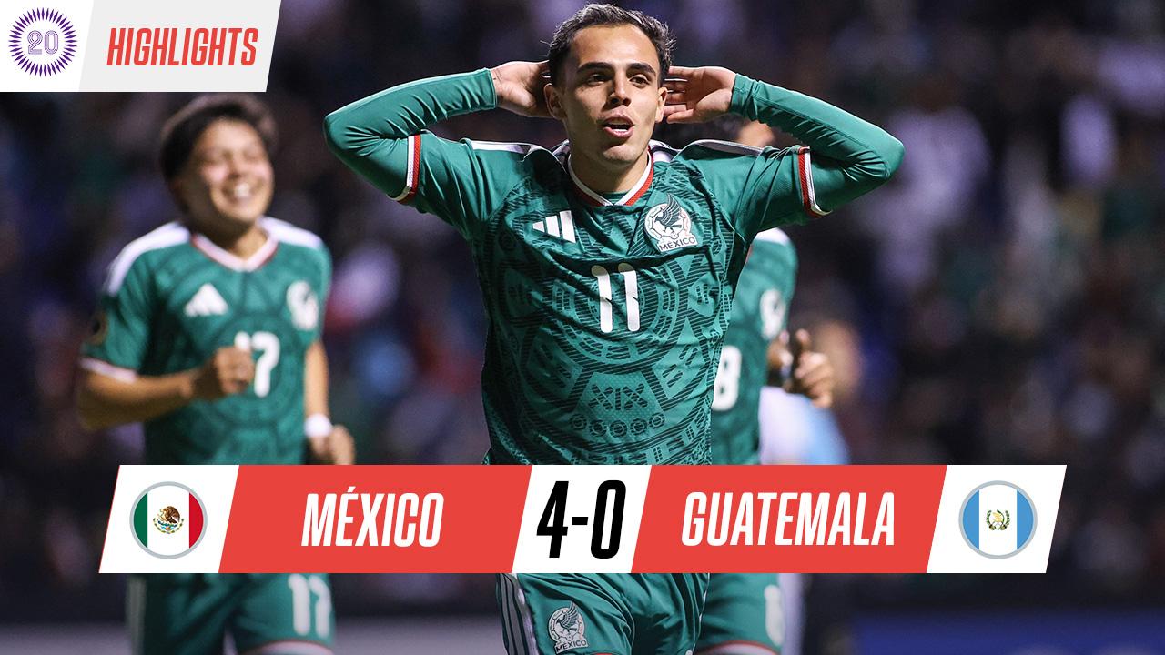 Resumen | México 4-0 Guatemala | Concacaf Sub-20