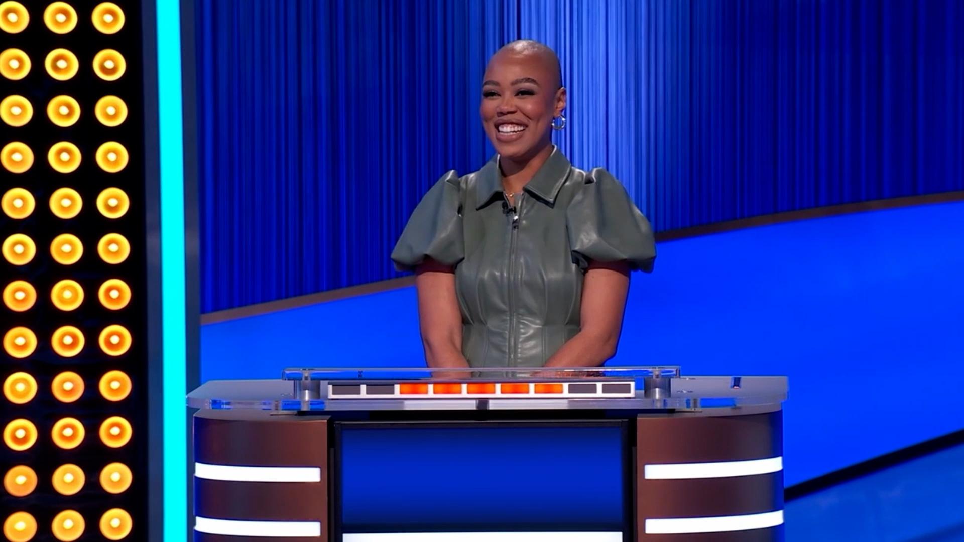 This unlikely trio makes Christine Williamson giggle on 'ESPN Jeopardy'