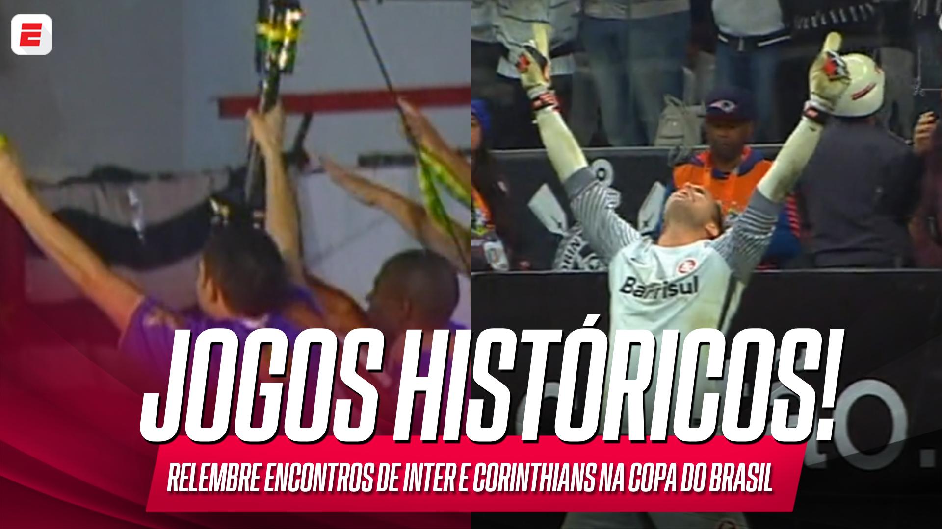 Relembre últimos encontros de Internacional e Corinthians pela Copa do Brasil