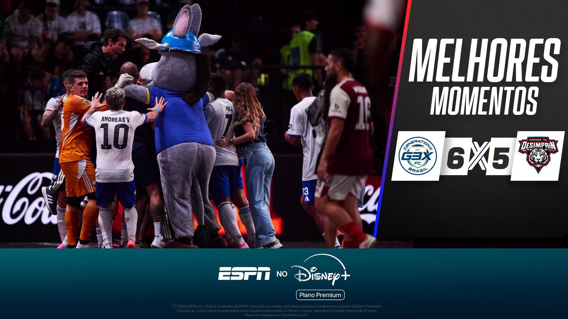 G3X vence 'clássico' brasileiro contra o DesimpaiN e vai à semifinal do Mundial de Clubes da Kings League; melhores momentos