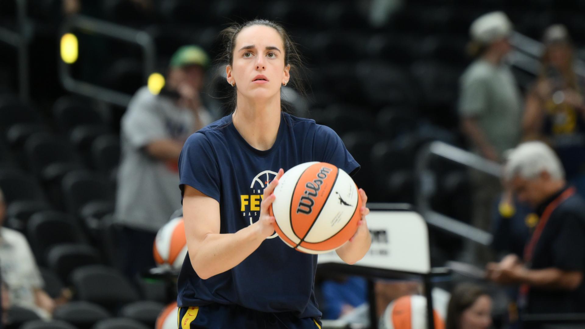 Cómo se 'activa' Caitlin Clark antes de los juegos de las Fever