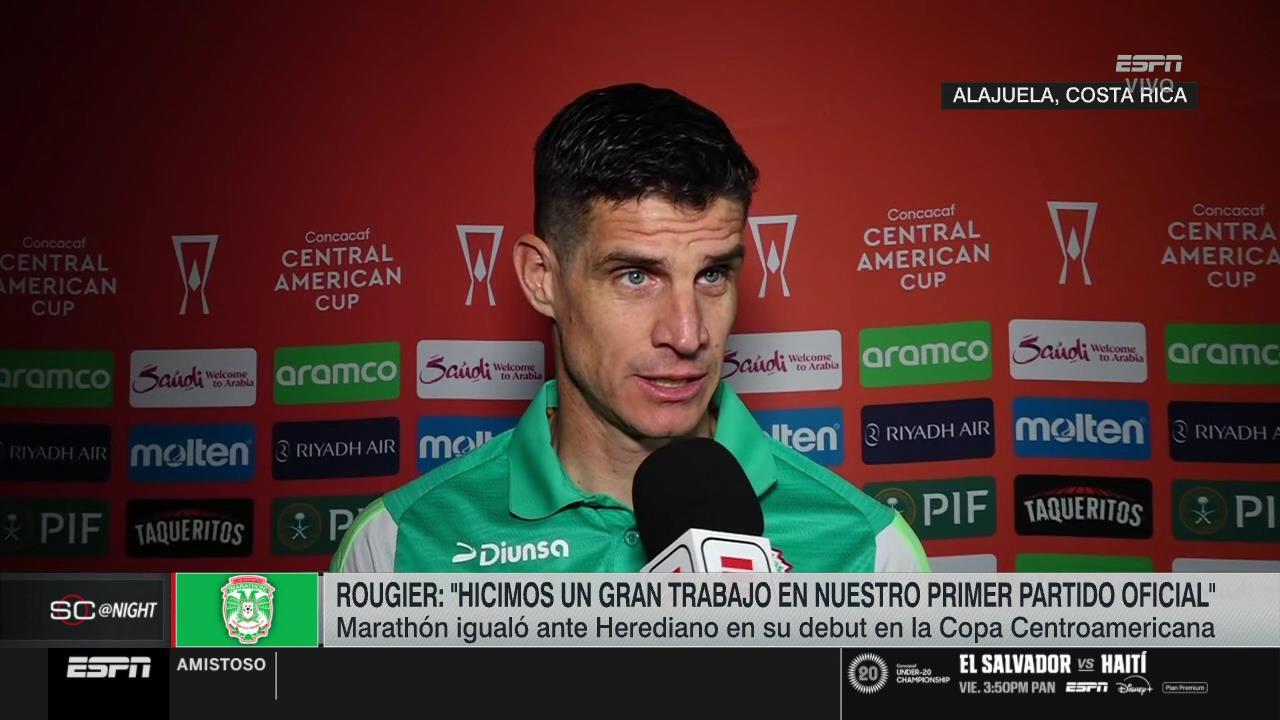 Jonathan Rougier: "Hicimos un gran trabajo, no nos achicamos"