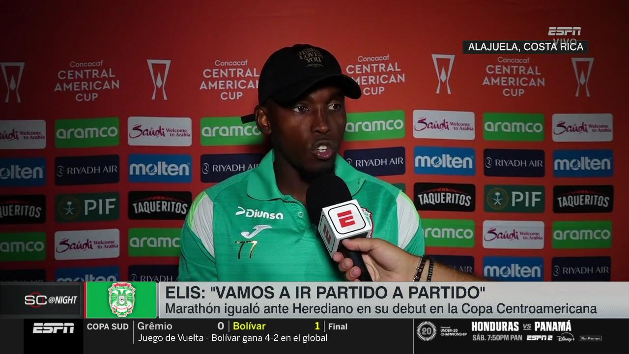 Alberth Elis: "Muy felices de venir a Costa Rica y sacar un empate"