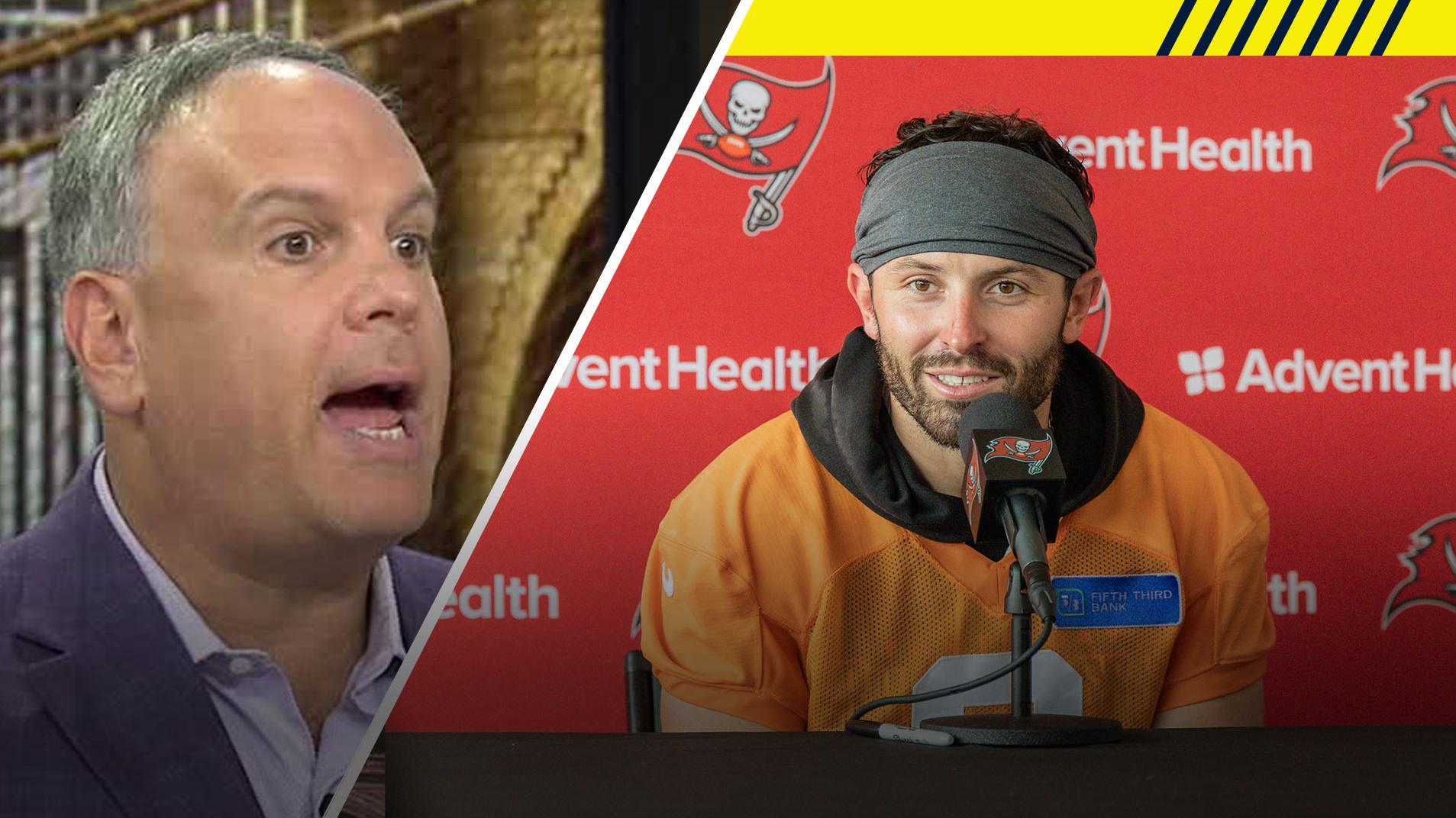 Why Tannenbaum didn't like 'easily aggrieved' Baker Mayfield's comments