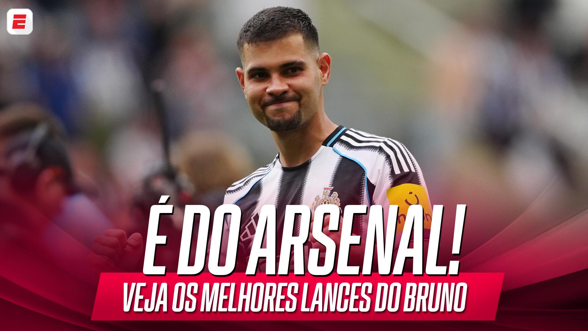 Ele é craque! VEJA os melhores lances de Bruno Guimarães, novo reforço do Arsenal