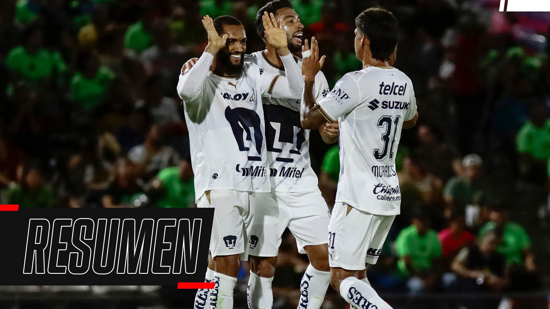 Pumas goleó a Juárez y no le pierde pisada a Tijuana