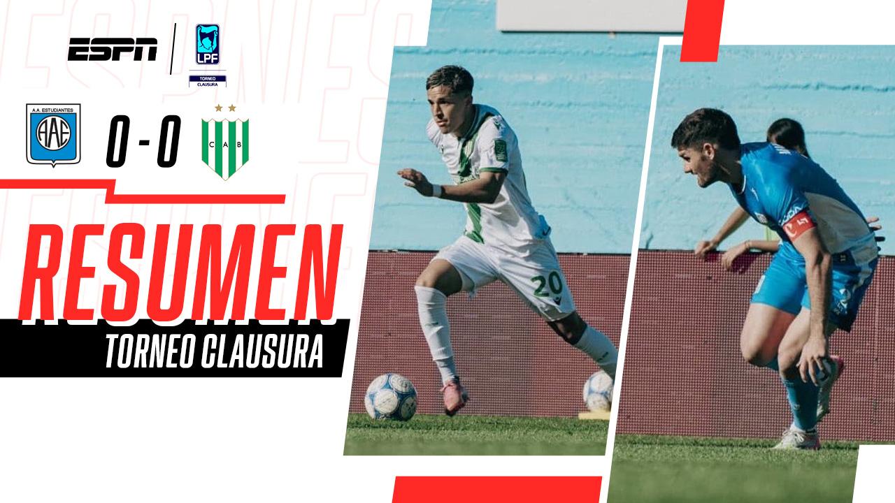 Sin goles en Río Cuarto: Estudiantes y Banfield repartieron puntos