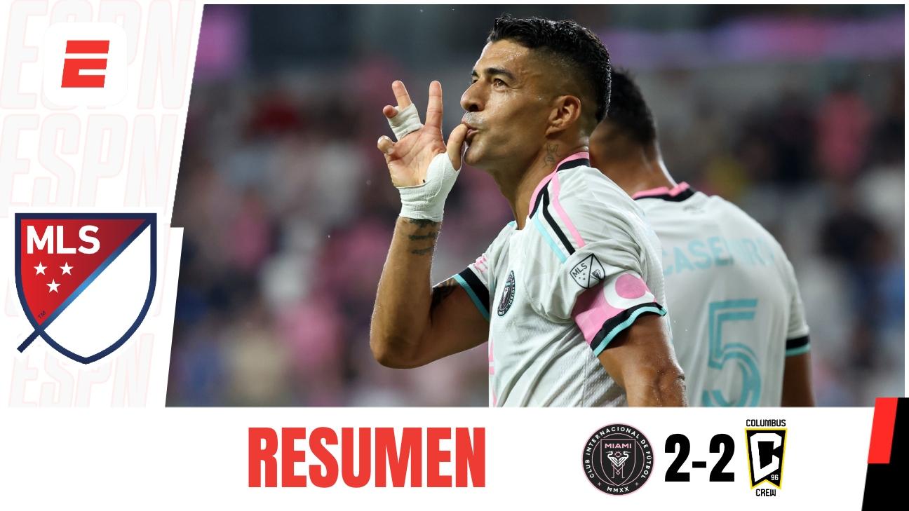 Luis Suárez firma una joya en el empate de Inter Miami 2-2 ante Columbus Crew