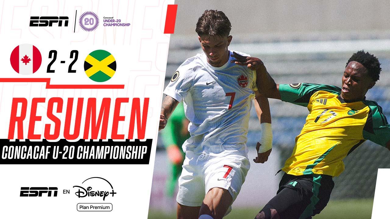 Canadá y Jamaica repartieron puntos y jugarán los cuartos del Sub 20 de CONCACAF