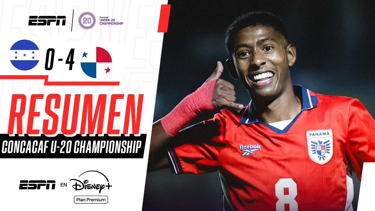 ¡Panamá no tuvo piedad y eliminó a Honduras del Sub 20 de CONCACAF!