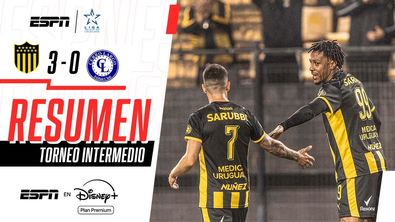 ¡Con doblete de La Joya, Peñarol goleó a Cerro Largo y es finalista del Intermedio!