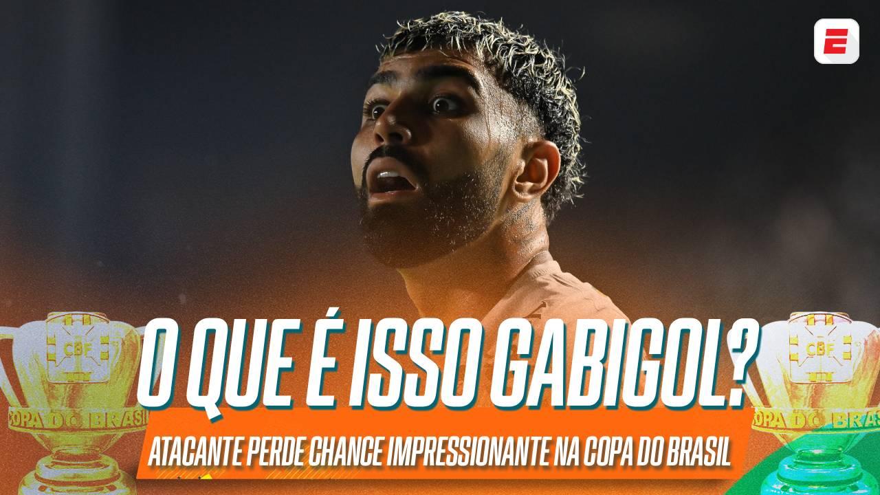 Gabigol perde chance impressionante em duelo contra o Remo pela Copa do Brasil; VEJA