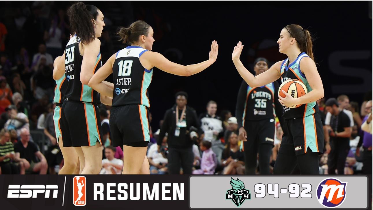 Ionescu brilla en ajustada victoria de Liberty sobre Mercury