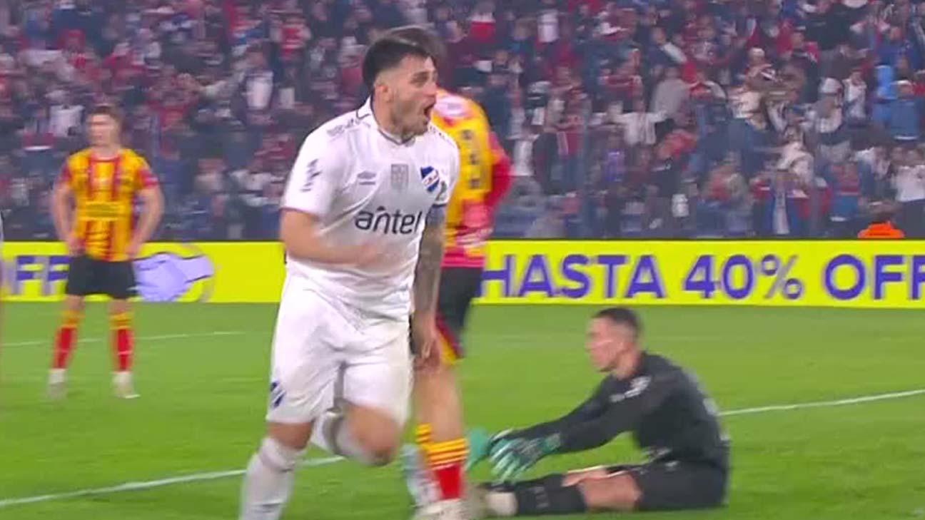 ¡Gómez marcó su doblete y festejó ante Progreso en la última del Intermedio!