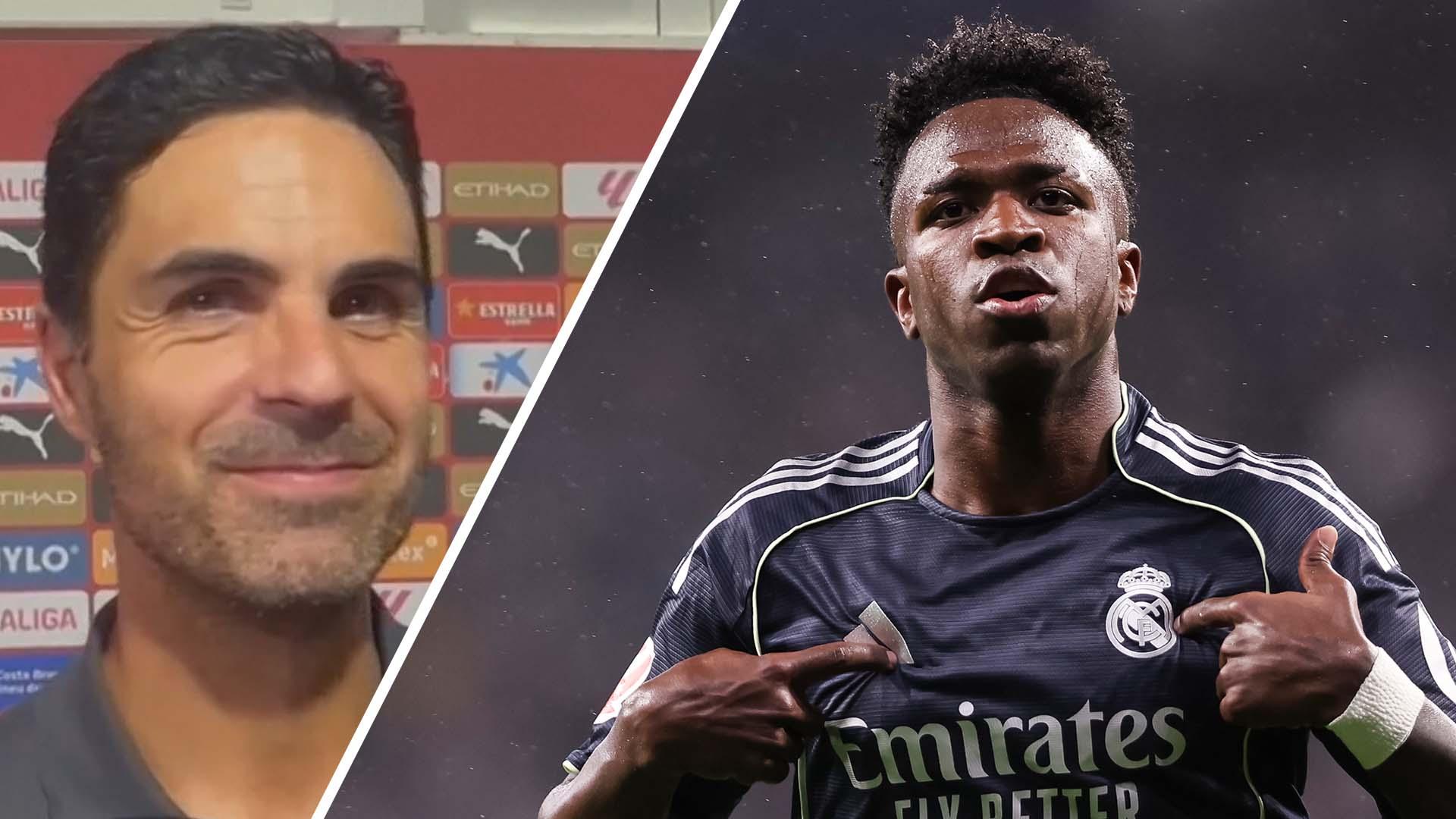 Arteta coy on Vinícius Jr. links to 'active' Arsenal