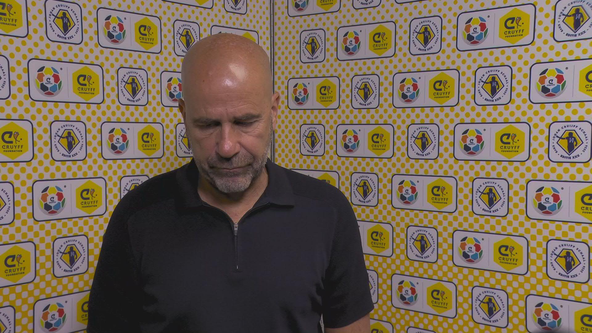 Bosz over het lange spelen met tien man: "Het was een geweldige training vandaag"