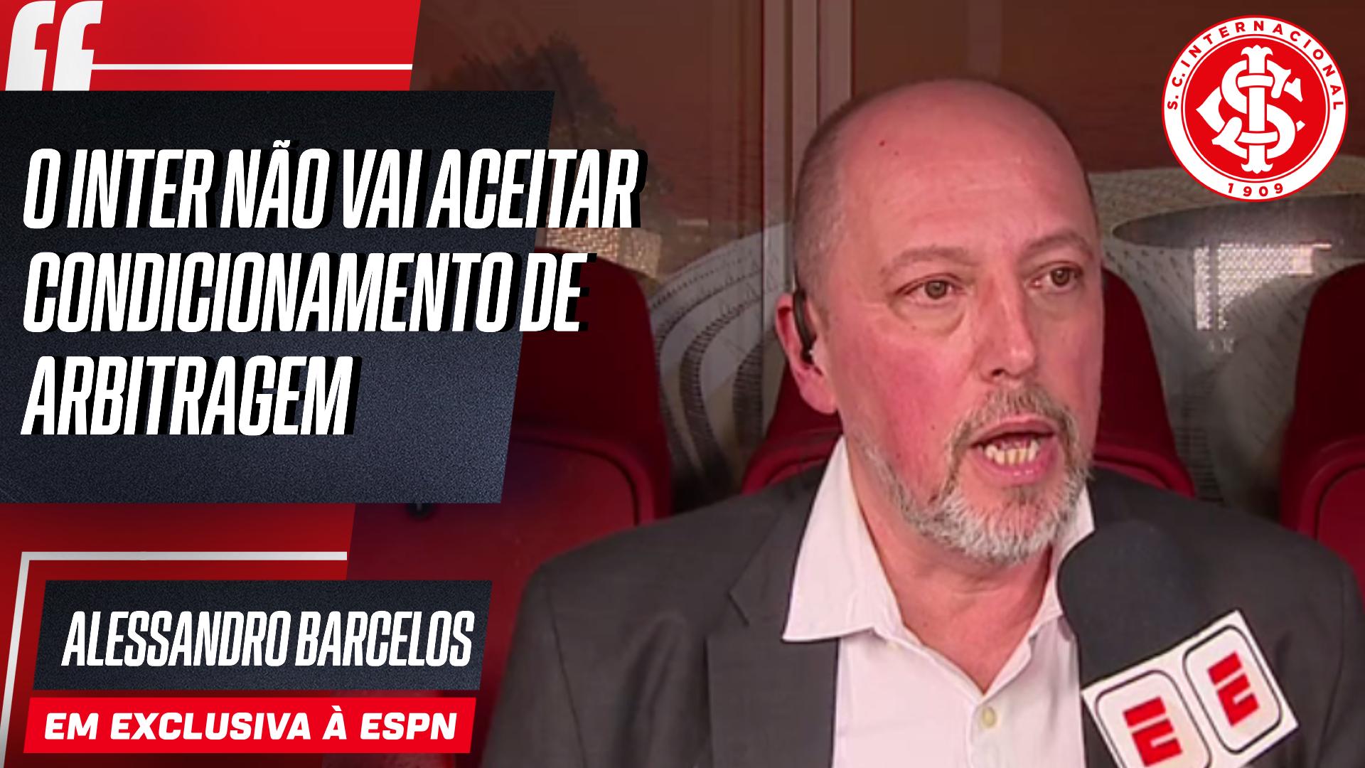 Presidente do Inter critica Corinthians e outros times por 'pressão' na arbitragem: 'Não vamos aceitar'