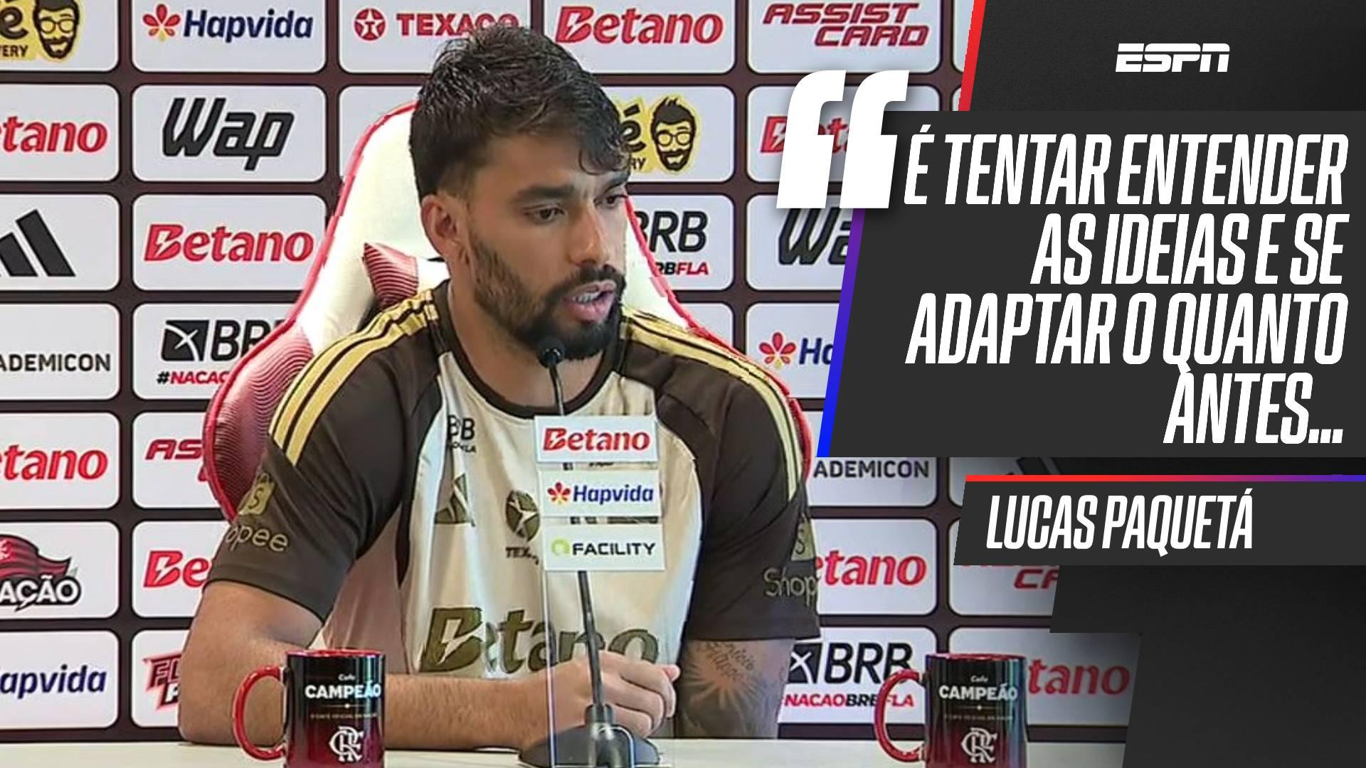 Paquetá revela posição preferida no Flamengo e 'isenta' Jardim de responsabilidade por momento atual: 'Passa mais por nós'
