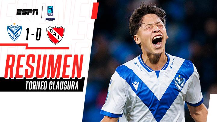 Vélez triunfó ante Independiente y mantiene puntaje ideal luego de tres fechas