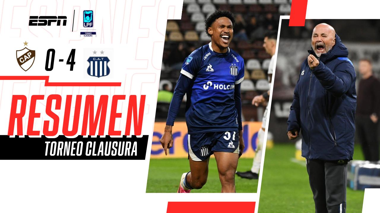 ¡Goleada total del Talleres de Sampaoli ante Platense!