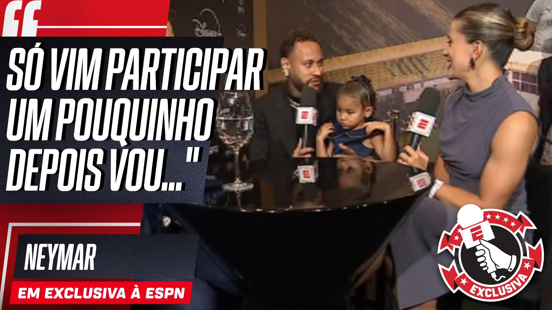 Neymar, sobre leilão antes de Remo x Santos: 'Não vou ficar o tempo todo, amanhã tem jogo e preciso descansar'
