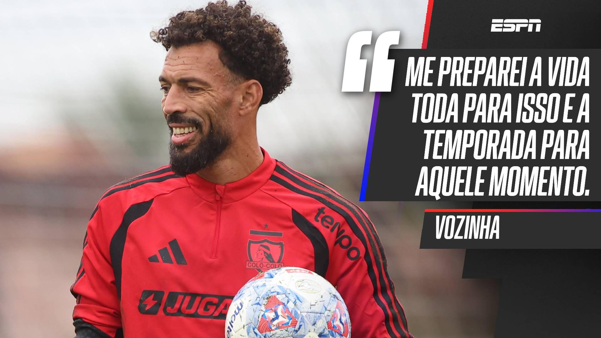 Na apresentação no Colo-Colo, Vozinha explica como a Copa do Mundo o impactou: 'Para nós, era mais que futebol'